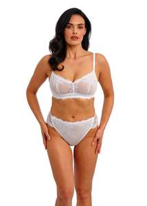 Wacoal Vivid Attraction High Leg Brief (White)