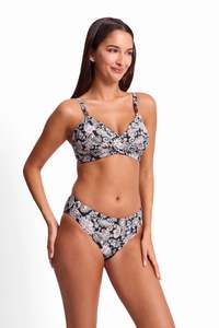 Swimwear: Sunseeker Priya Twist Front Bralette -Black
