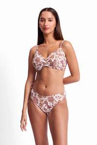 Sunseeker Priya Twist Front Bralette - Coco