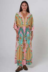 Dreamcatcher Amara  YF0155R Midi Dress (Multi)