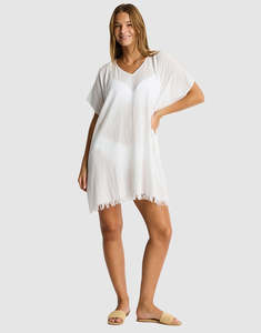 Sea Level Salt Kaftan (White)