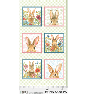 Products: Bunnies and Blooms 5658 Panel