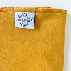 Products: Booster Trifold Cotton – Mustard – Little Butt Kind