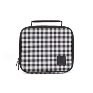 Montiico: MontiiCo Insulated Lunch Bag (Medium) - Black Gingham