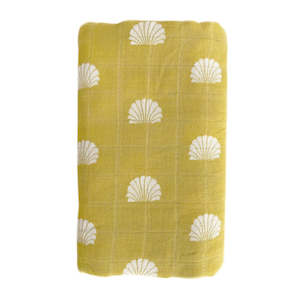 OB Designs Muslin - Pear Shell Print