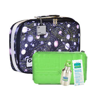 Go Green: Go Green Lunch Box Set - Space Case (with Green Food Box)