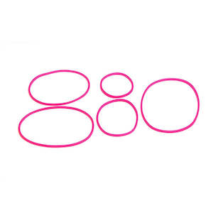 Go Green Food Box Bands - Pink