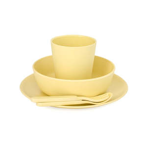 Bobo Bamboo: Bobo&Boo Dinner Set - Sunshine (Yellow)
