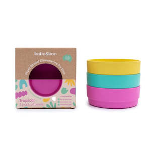 Bobo&Boo Plant Based Bowl Set - Tropical
