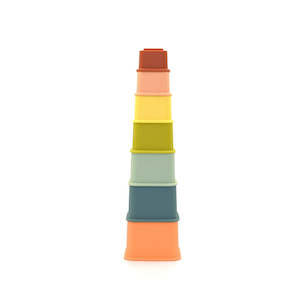 Ob Silicone Toys: OB Designs Silicone Square Stacking Cups