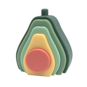 Ob Silicone Toys: OB Designs Silicone Avocado Stacker