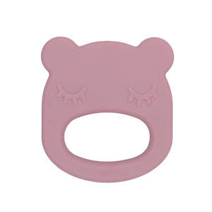 We Might Be Tiny - Bear Teether - Dusty Rose