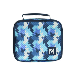 Medium Lunch Bags: MontiiCo Insulated Lunch Bag (Medium) - Block Land