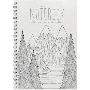 Notebook - Mountain Trees #NB-3