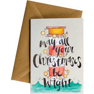 Wight Christmas Lighthouse #W038