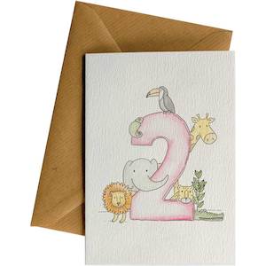 Ws Greeting Cards: 2nd Birthday #WS-174