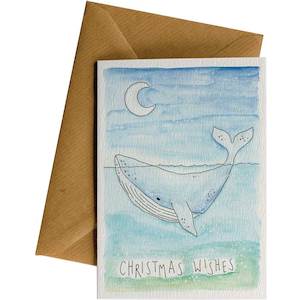 Ws Greeting Cards: Whale Wishes #WS-C170
