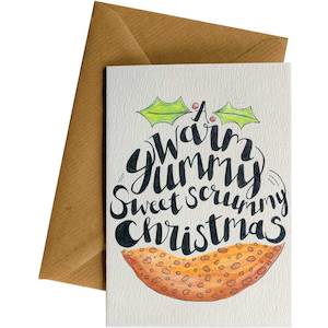 Ws Christmas Cards: Warm Yummy Christmas #WS-C114