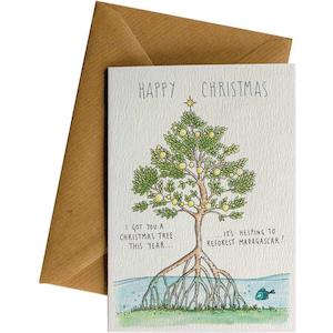 Ws Christmas Cards: Mangrove Christmas Tree #WS-C142