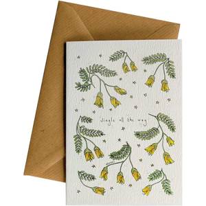Ws Christmas Cards: Kowhai Jingle #WS-C183