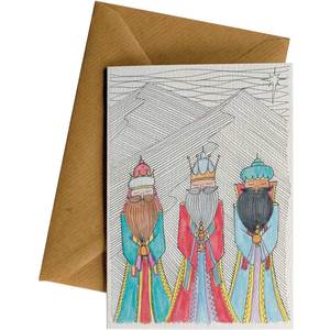 Ws Christmas Cards: Three Wise Men #WS-C105