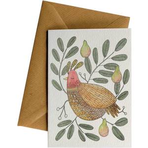 Ws Christmas Cards: Partridge Pear Tree #WS-C136