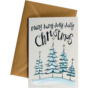 Ws Christmas Cards: Merry Berry Trees #WS-C074