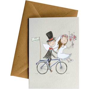 Wedding Engagement: Just Married Bike #014