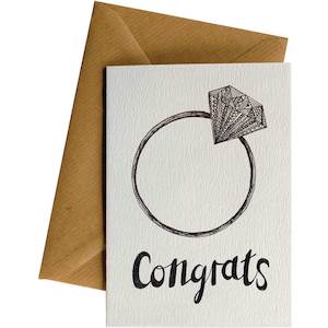 Wedding Engagement: Congrats Ring #073