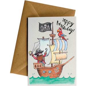 Ws Kids: Appy Bday Pirate Ship #WS-003