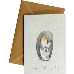 Ws Mum Mothers Day: Mother's Day Penguin #WS-155