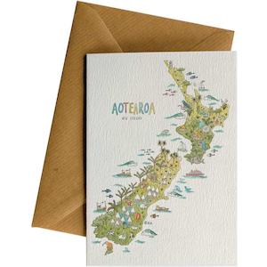 NZ Nature Map #WS-147