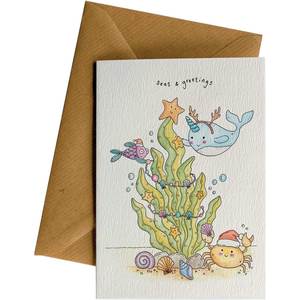 Greeting Cards: Festive Kelp Tree #C204