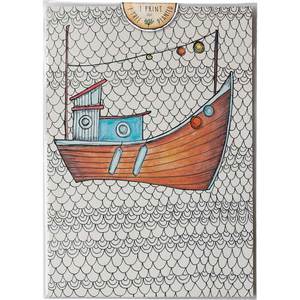 On Sale: Fishing Boat - Print #AP-087