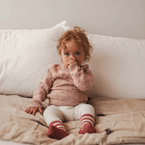 Merino Wool Crew Socks | BABY | Candy