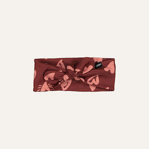 Sale: Darcy Headband, Currant Heartburst