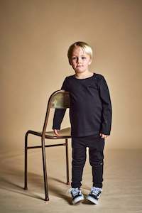 Slasher Leggings - 100% Merino Wool, Black