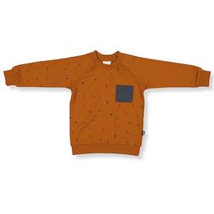 BEATNIK SWEATSHIRT- Rust Elements