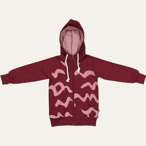 Nixon Hoodie, Merlot Graffiti