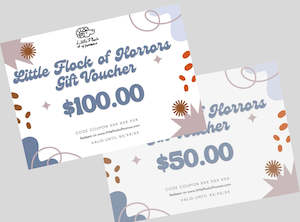 Little Flock Of Horrors Gift Card: Little Flock of Horrors Gift Voucher