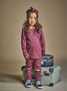 Wyatt Longsleeve: WYATT LONGSLEEVE TOP- Wild Ginger