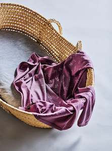 The Mauve Edit: SWADDLE BLANKET - Mauve Animal