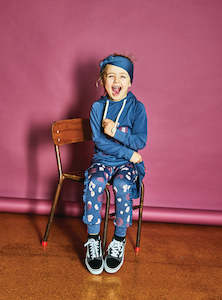 Kenzie Frill Leggings, Storm Roar