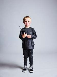 Lfoh Winter 25 Boys: ZION CREW SWEATSHIRT - Iron Marle