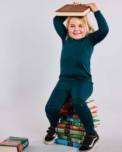 Lfoh Winter 25 Baby: Wyatt Long Sleeve Top - 100% Merino Wool, Pine