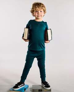 Lfoh Winter 25 Baby: Slasher Leggings - 100% Merino Wool, Pine