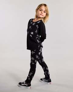Lfoh Winter 25 Baby: Pick Pocket Long Sleeve - 100% Merino Wool, Black Monsters