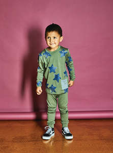 Sale And Outlet Styles: Lincoln Thumbhole Top, Sage Stars