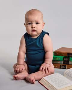 Hadley Bodysuit - 100% Merino Wool - Orion
