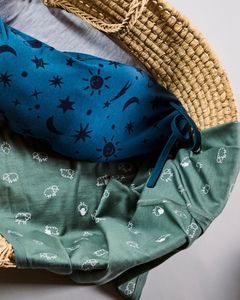 Lfoh Winter 25 Baby: Swaddle Blanket - 100% Merino Wool - Fern Flock